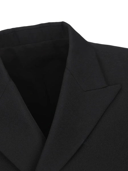 giacca sartoriale in gabardine di lana