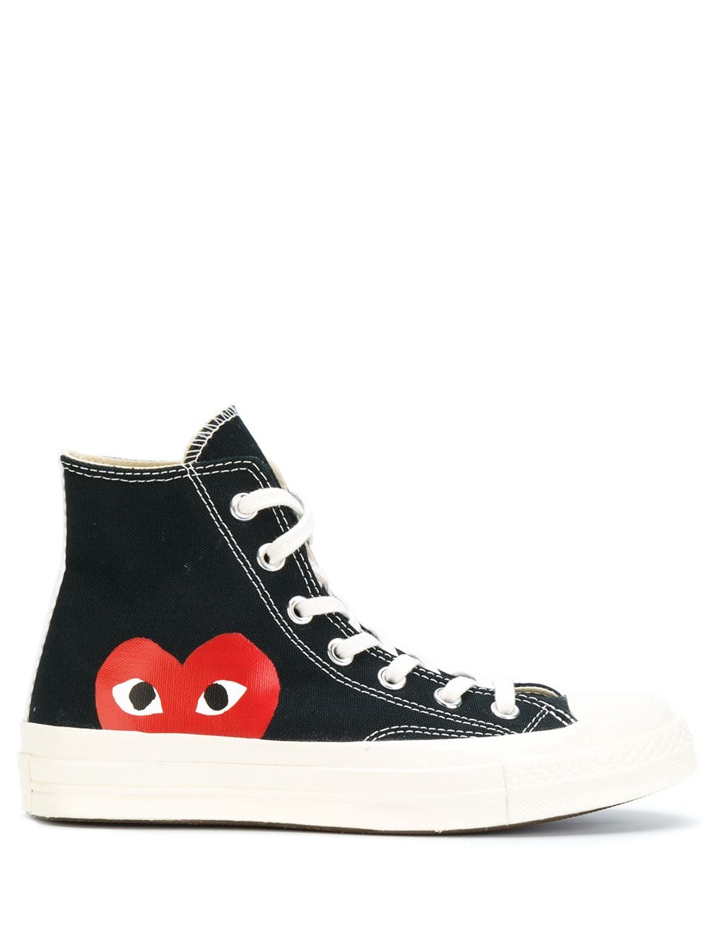 BLACK COTTON ALL STAR SNEAKERS