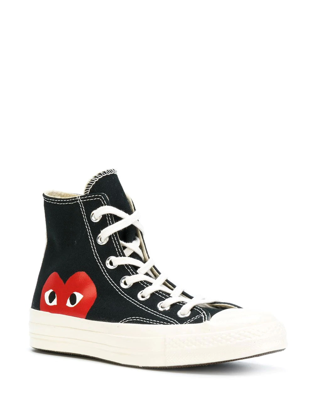 BLACK COTTON ALL STAR SNEAKERS