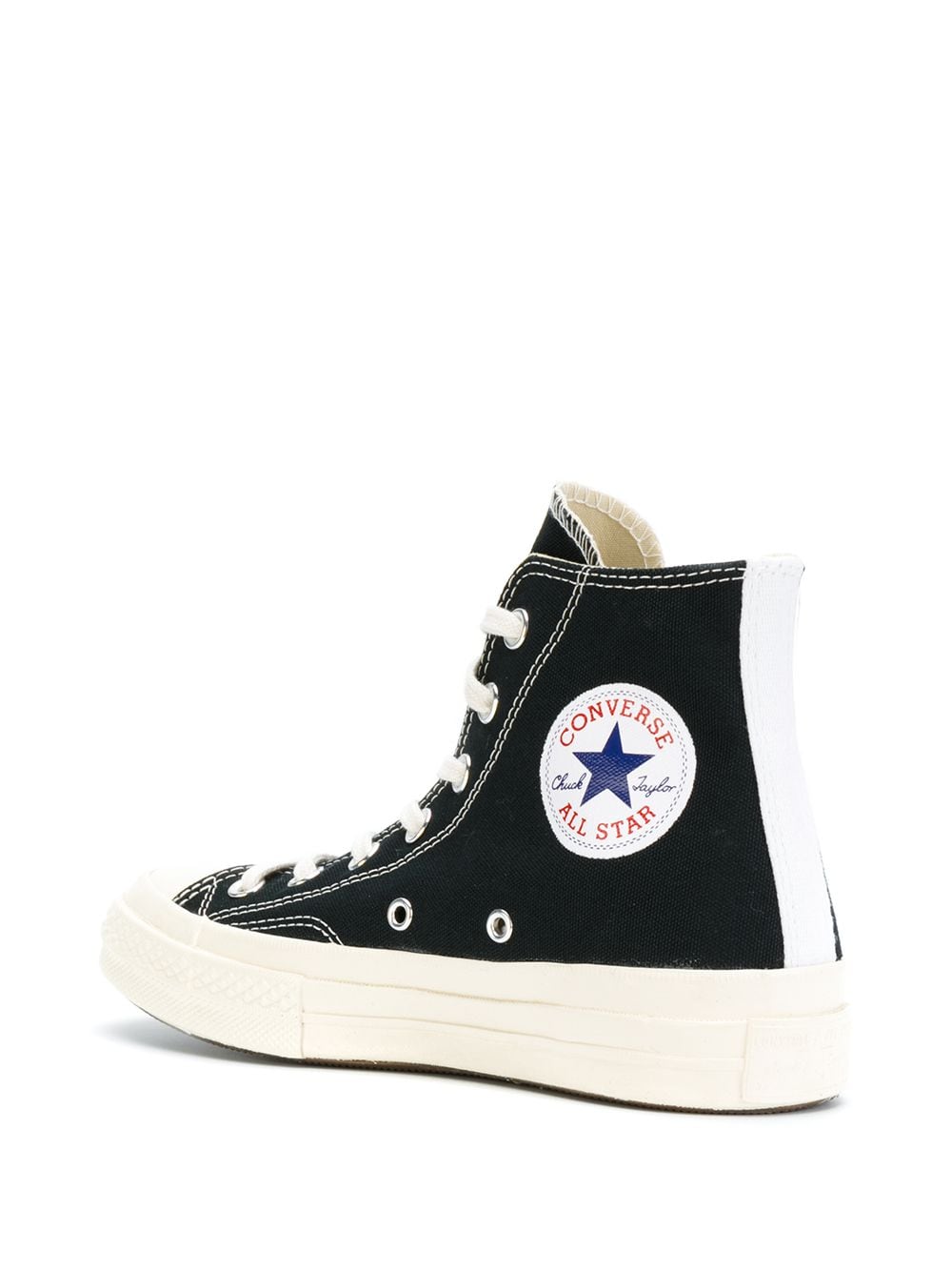BLACK COTTON ALL STAR SNEAKERS