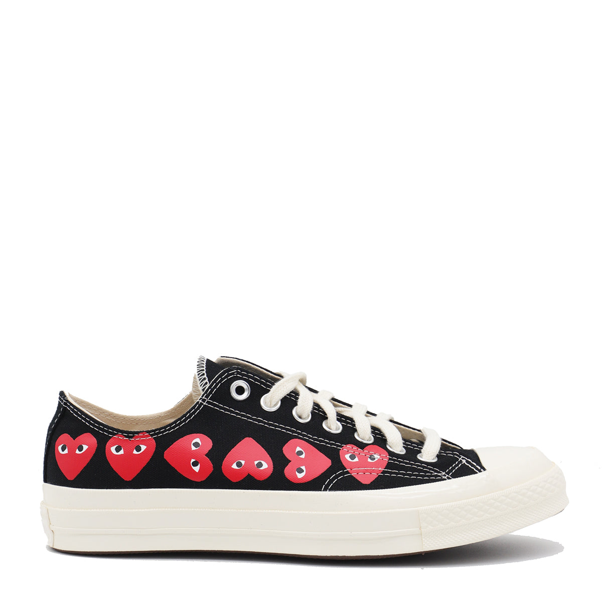 BLACK COTTON SNEAKERS