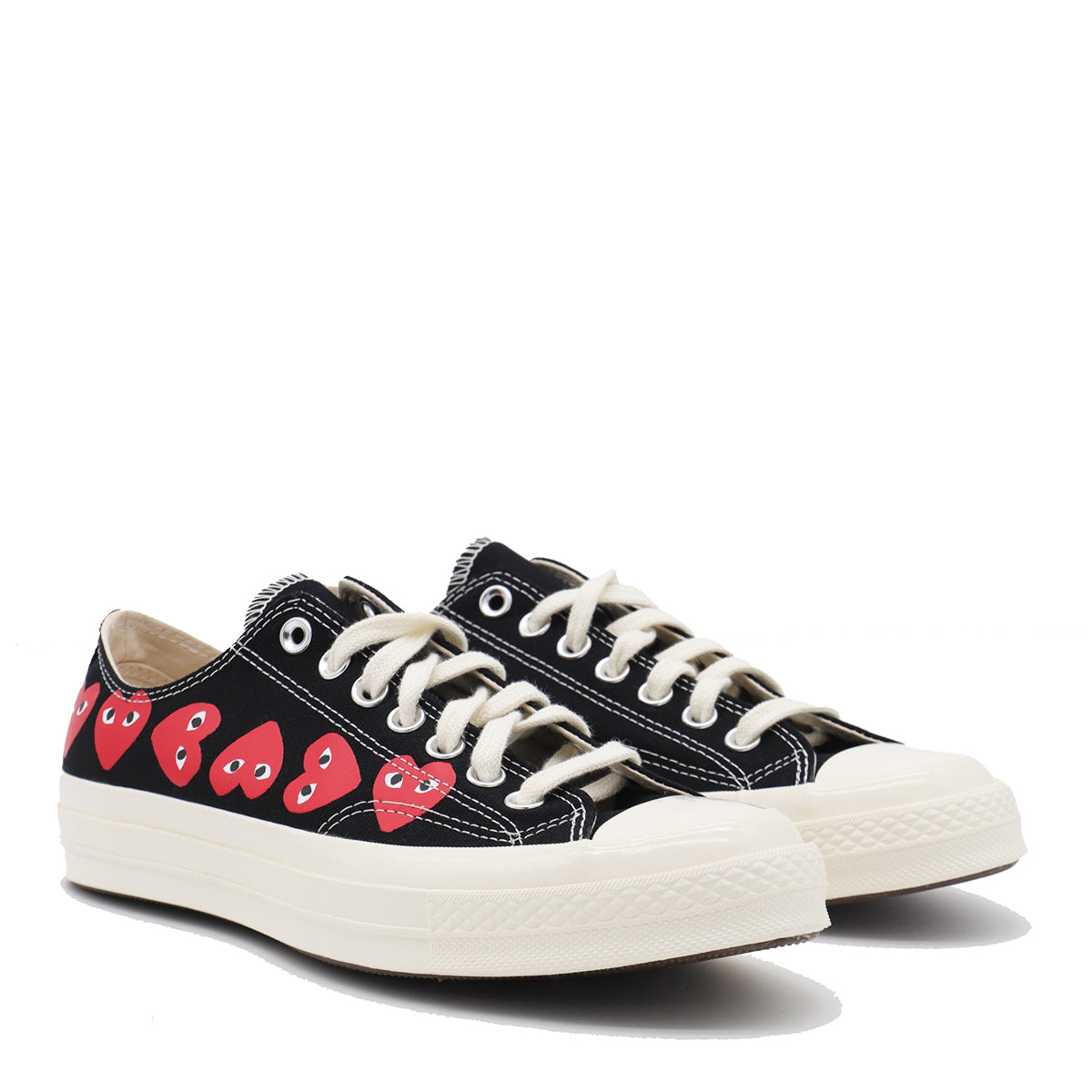 BLACK COTTON SNEAKERS