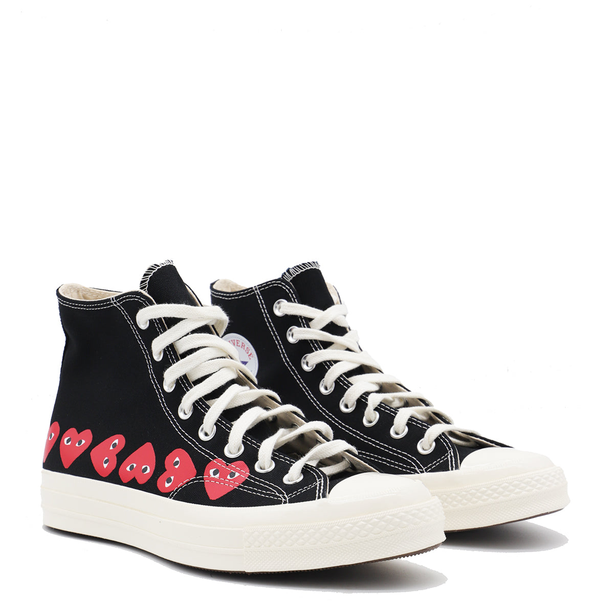 BLACK COTTON SNEAKERS