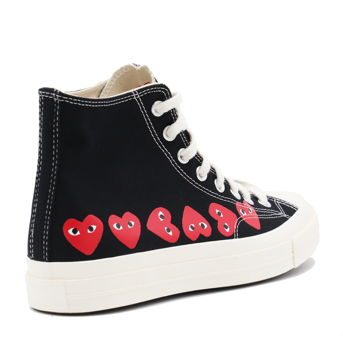 BLACK COTTON SNEAKERS
