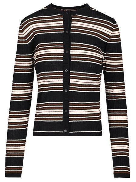 Cardigan girocollo