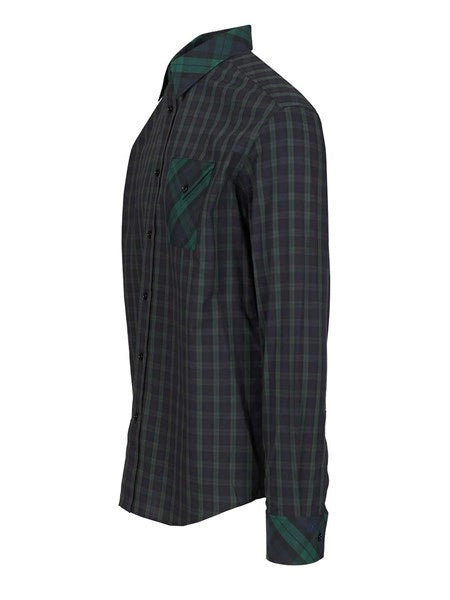 Camicia in cotone a quadri