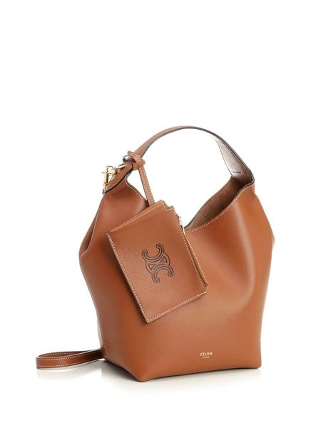 Hobo piccola in pelle