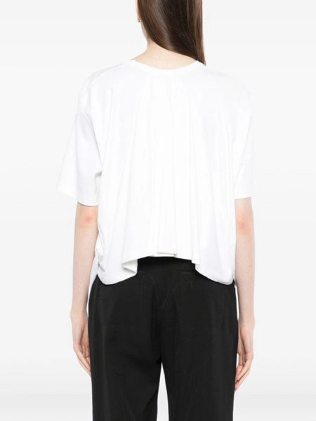 T-shirt in cotone e seta