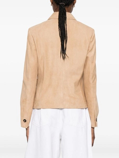 Blazer in suede