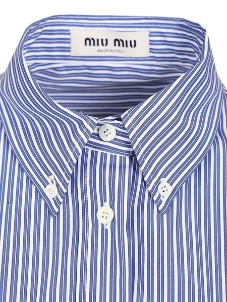 Camicia in popeline con logo