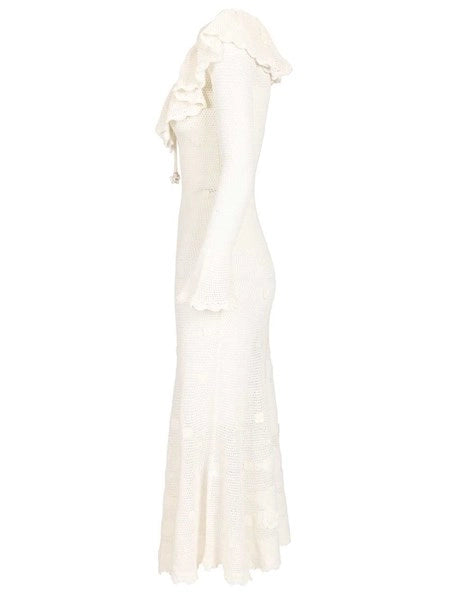 Abito midi bianco