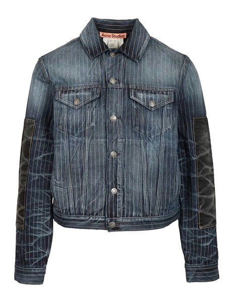 Giacca patchwork in denim