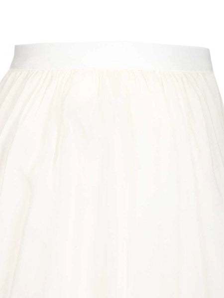gonna lunga in voile ricamato
