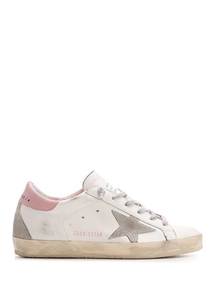 Sneaker "Super Star" bianco e rosa