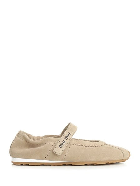 Ballerine "Plume" in pelle scamosciata