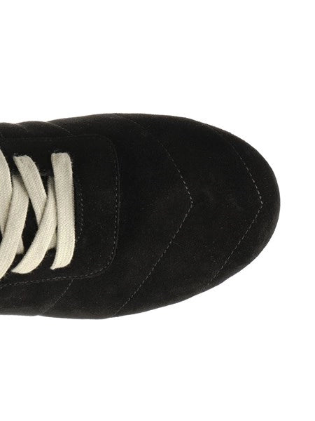 SNEAKERS ALTE MINIMALISTE TRAPUNTATE