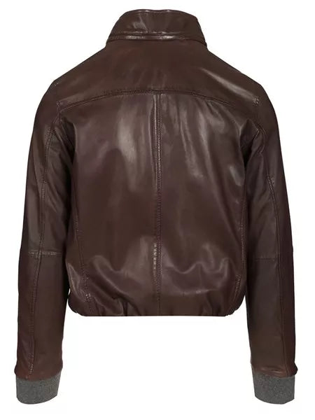 Bomber in pelle