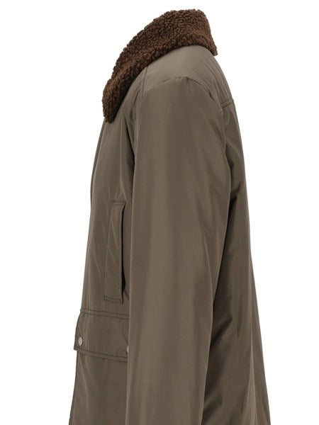 Parka con collo morbido