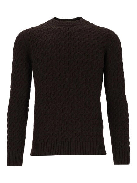 Maglione a trecce