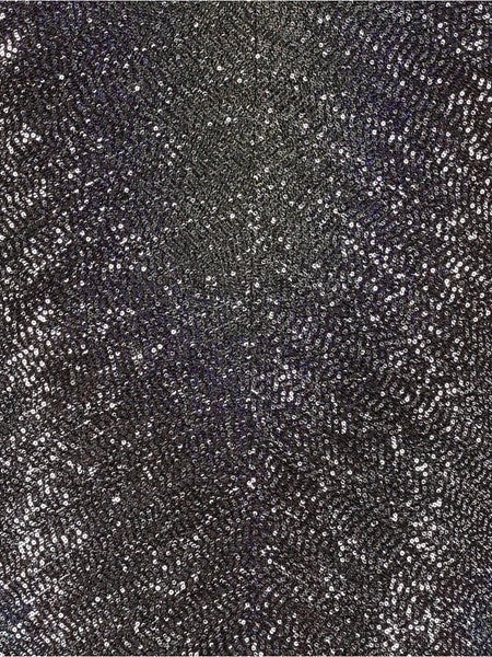 Abito lungo con scollatura posteriore e paillettes