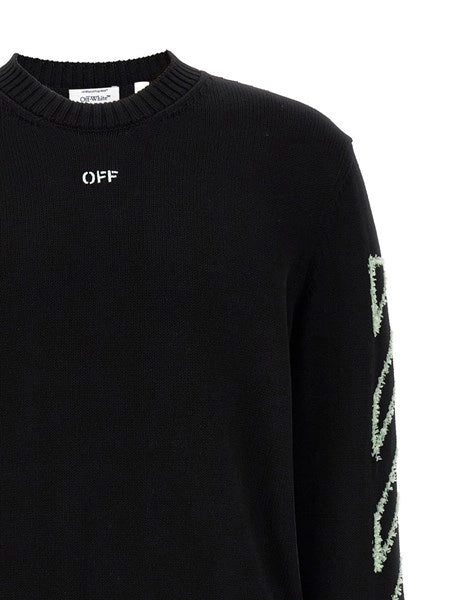 Maglione con ricamo Arrow