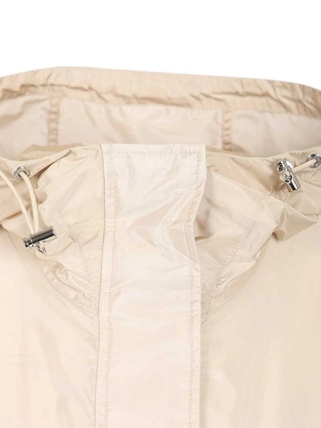 Giacca Impermeabile con Cappuccio e Ruches Weteau
