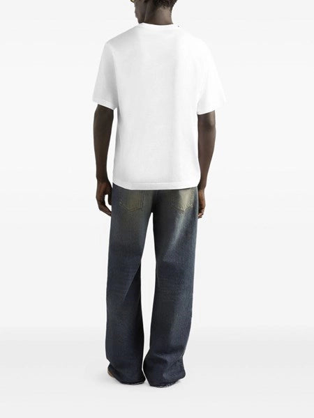T-shirt in jersey con patch