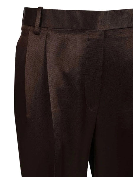 Pantaloni sartoriali in seta