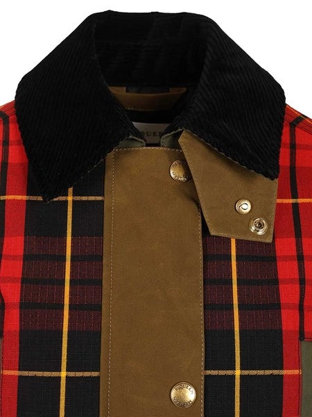 Giacca in ripstop tartan