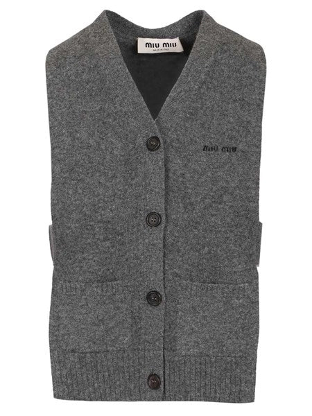 Cardigan gilet in cashmere