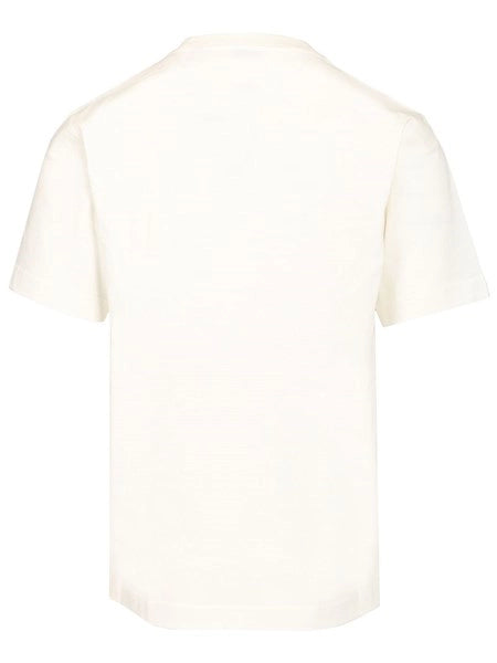 T-shirt in cotone con stampa a quadri Knight