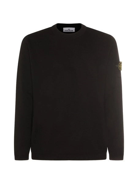 Maglione in cotone micro punto