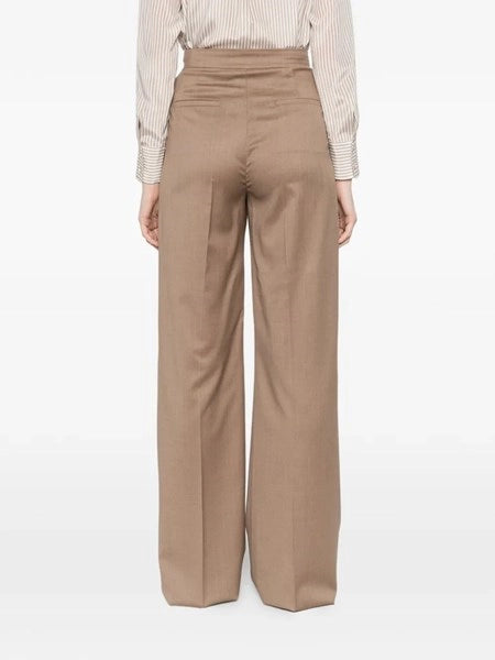 Pantalone in twill di lana