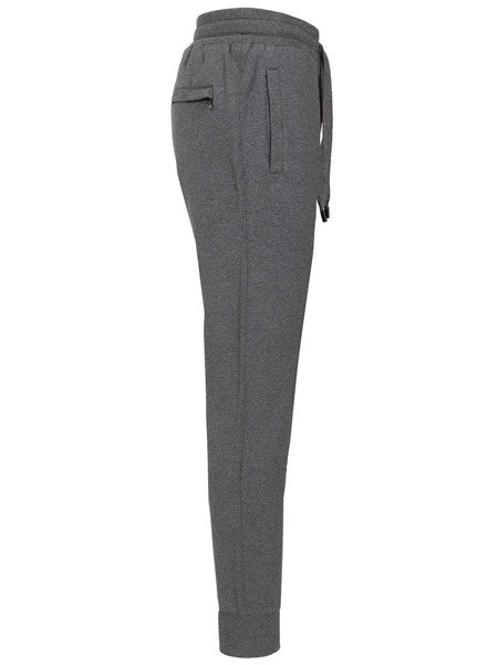 Pantaloni in jersey con patch araldico