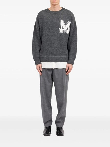Maglione due in uno in stile college