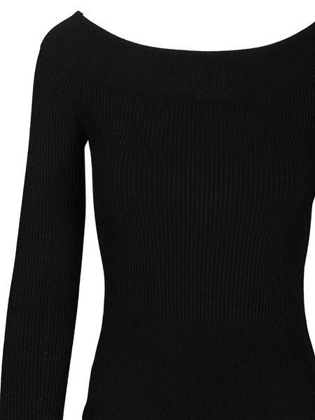 Body in maglia a coste