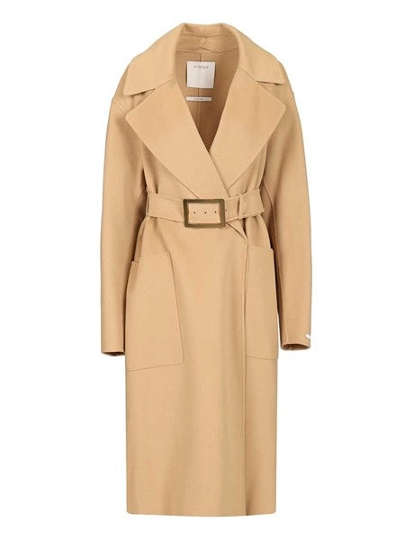 Cappotto a vestaglia in pura lana