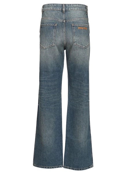 Pantaloni cinque tasche in denim