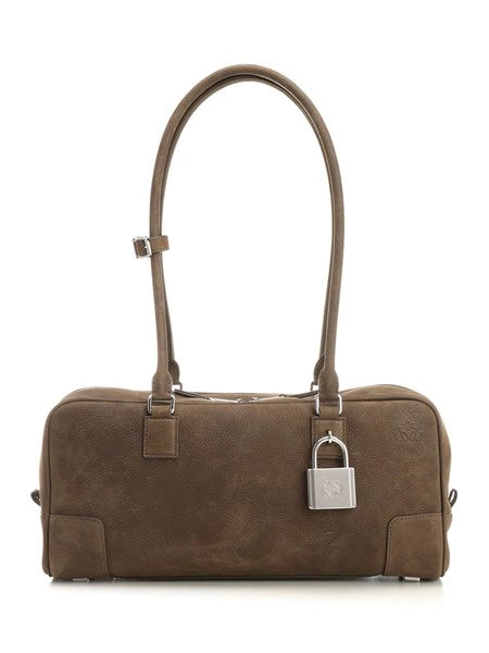 Borsa Amazona 31 cropped in nabuk granato