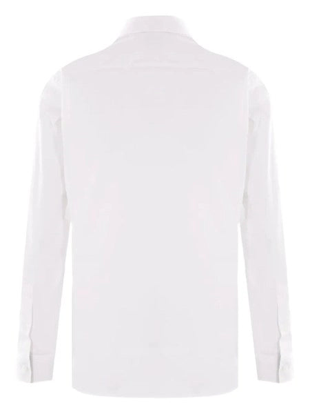 Camicia slim fit in cotone elasticizzato