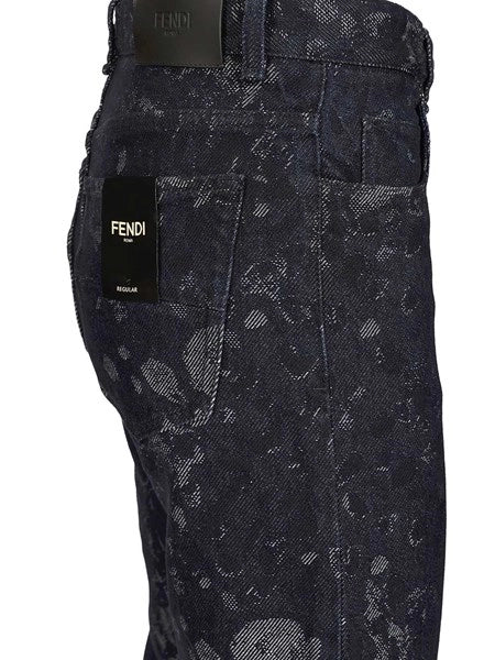 Jeans jacquard