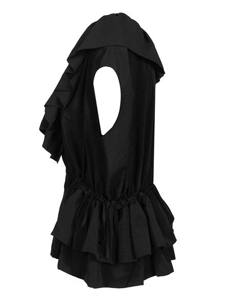 Top in jersey con cintura