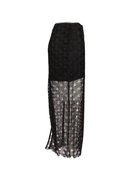 Gonna midi con paillettes