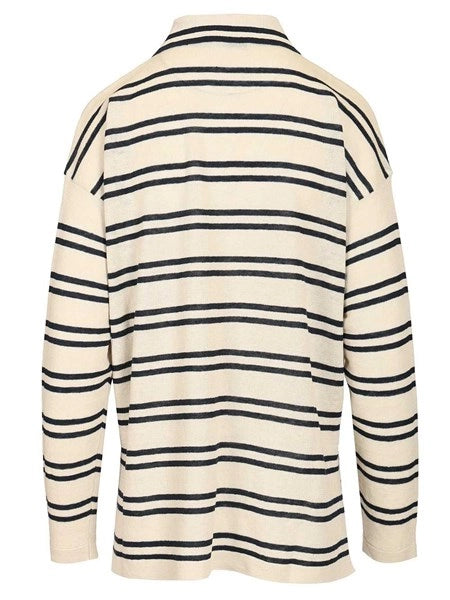 Cardigan in filato di lino