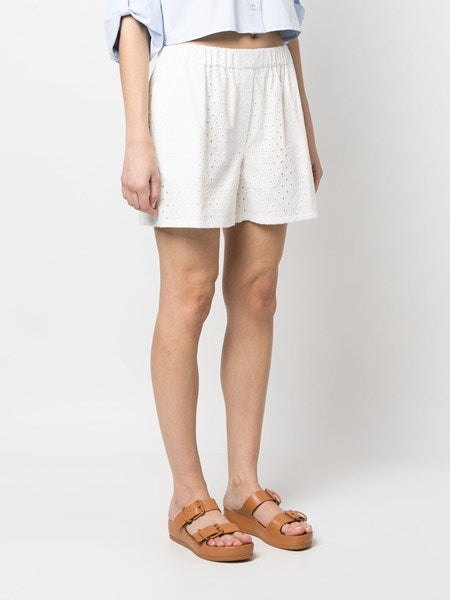 Shorts in pizzo sangallo