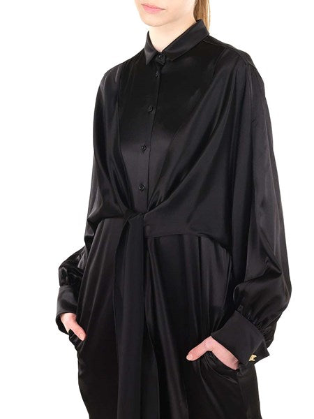 Abito midi in satin
