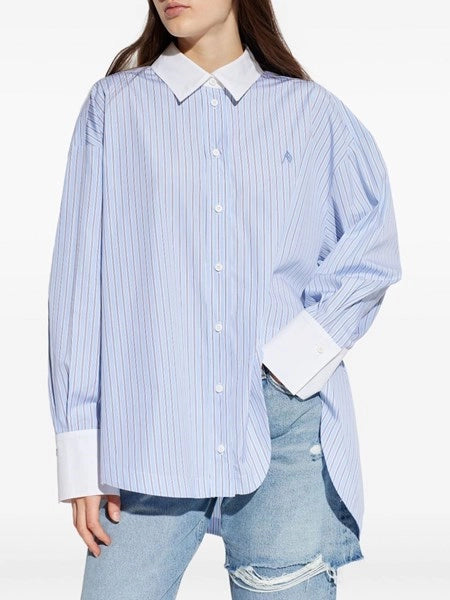 Camicia in cotone  a righe