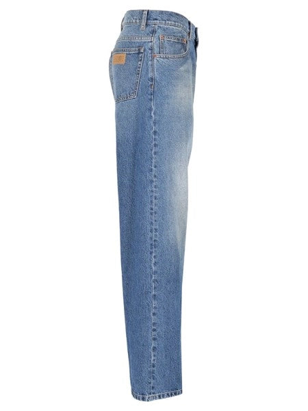 Jeans a gamba dritta