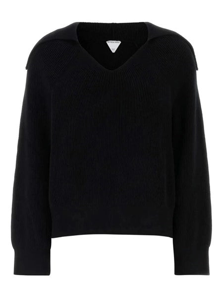 Maglia in cotone a coste inglesi