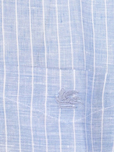 Camicia in lino a righe